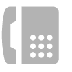 プッシュ信号の出る電話機のイメージ