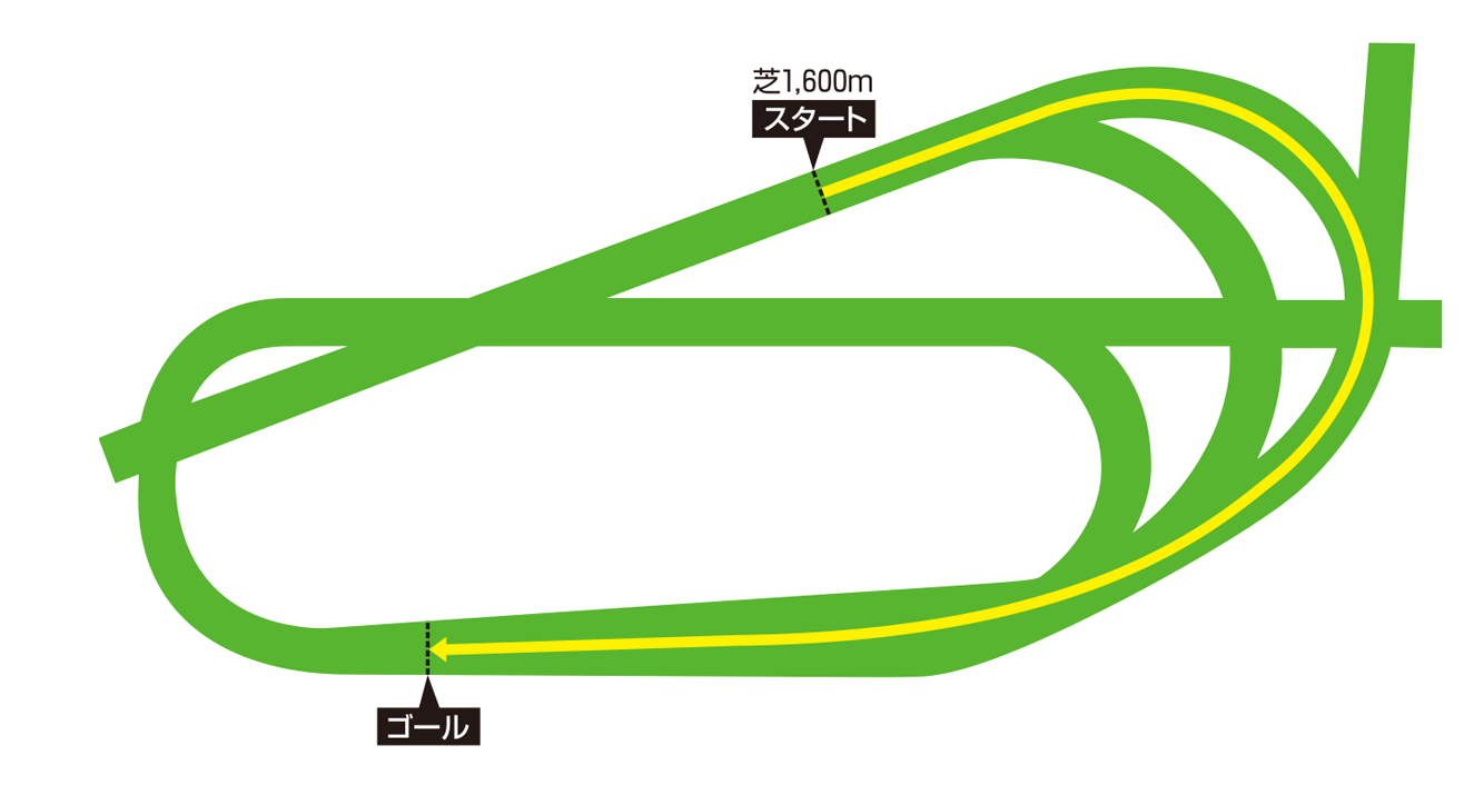 �p�������V�������n�� ��1600���[�g�� �R�[�X�}