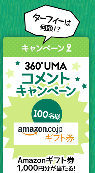 キャンペーン2 360°UMA コメントキャンペーン