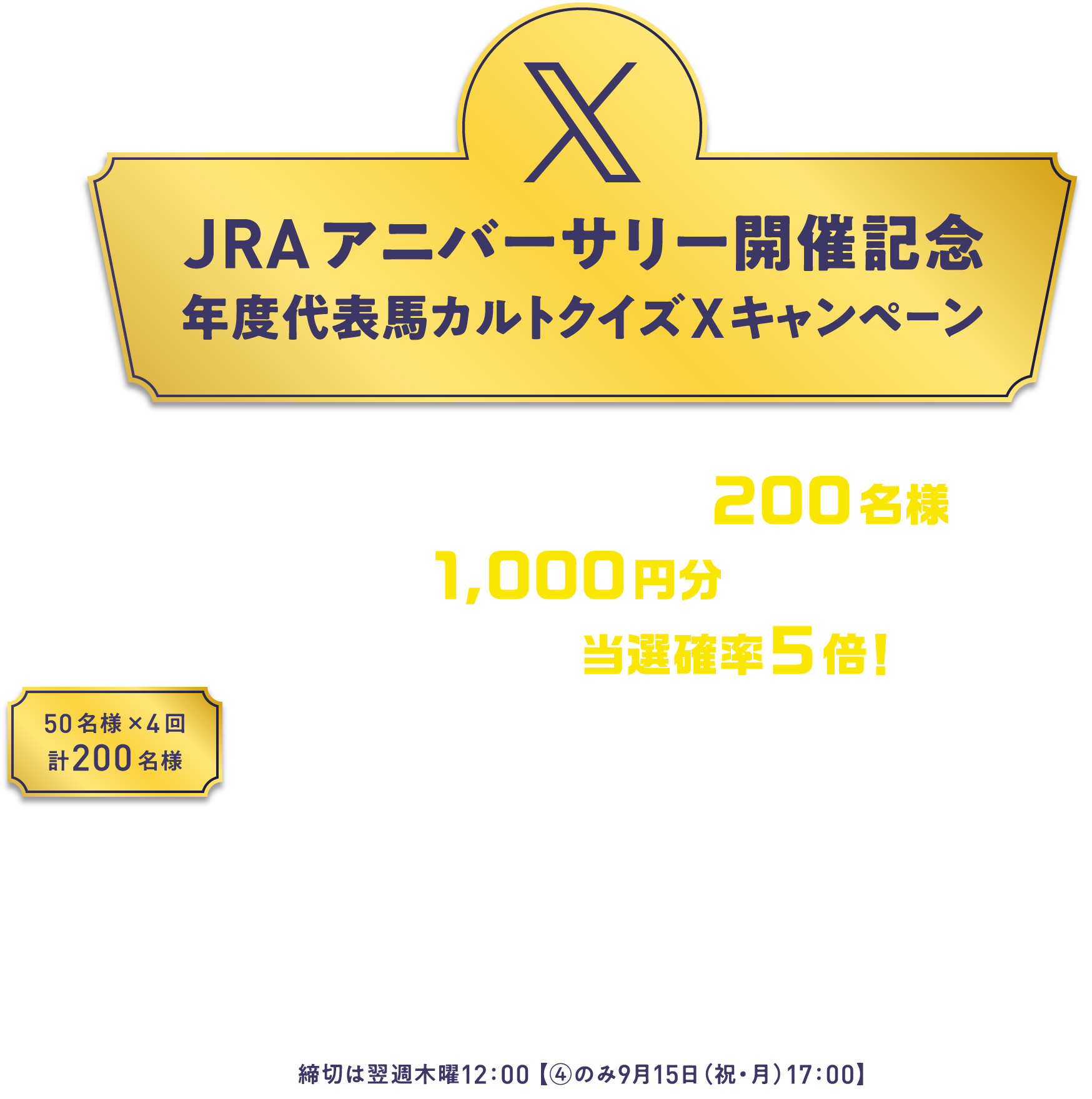 

JRAAjo[T[JËLO
Nx\nJgNCYLy[
    
Q̒璊I200l
ׂPay1,000~v[gI
NCY҂͓Im5{I
    
50l~4
v200l 
    
e  
i1j2025N822ij
i2j2025N829ij 
i3j2025N95ij
i4j2025N912ij  
؂͗Tؗj12F00 yĈ915ijEj17F00z

