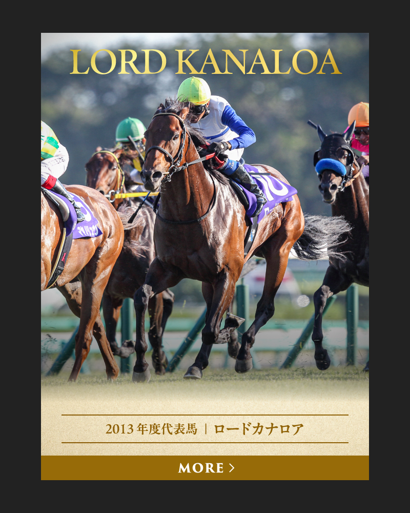 2013 年度代表馬  ｜  ロードカナロア